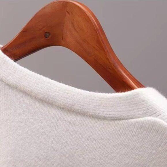 Braided Pink Cardigan - Picture 7 of 12